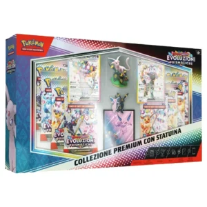 Pokémon - Collezione con statuina Evoluzioni Prismatiche